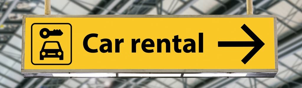 car-rental-sign